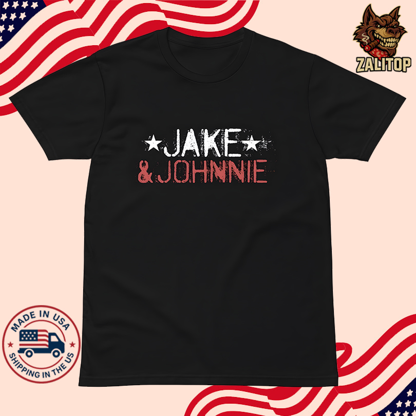 Johnnie Guilbert Merch Jake and Johnnie Text T Shirt