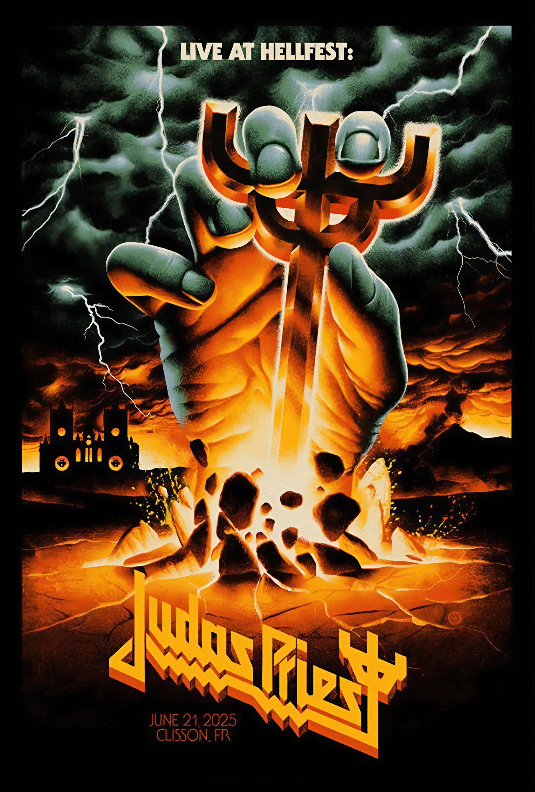 Judas Priest Shield of Pain Tour Hellfest June 21 2025