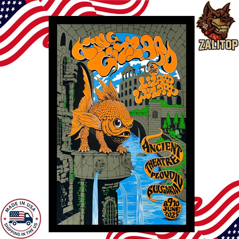 King Gizzard & The Lizard Wizard Shows in Plovdiv, Bulgaria Jun 8 2025 Poster