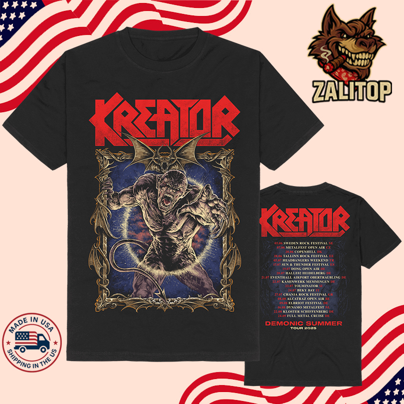 Kreator Demonic Summer 2025 T-Shirts