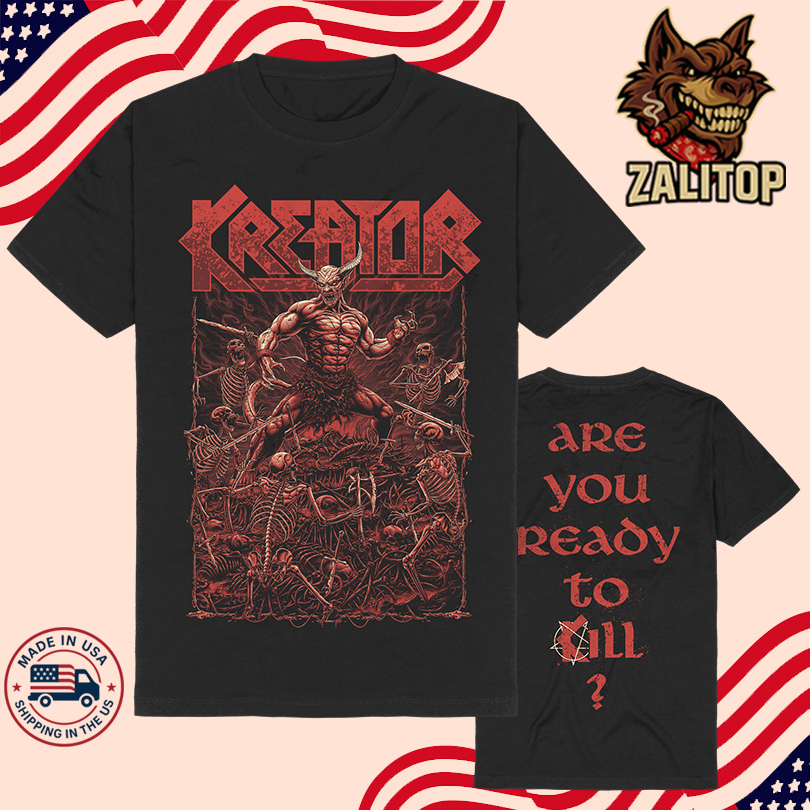 Kreator Ready to Kill T-Shirts