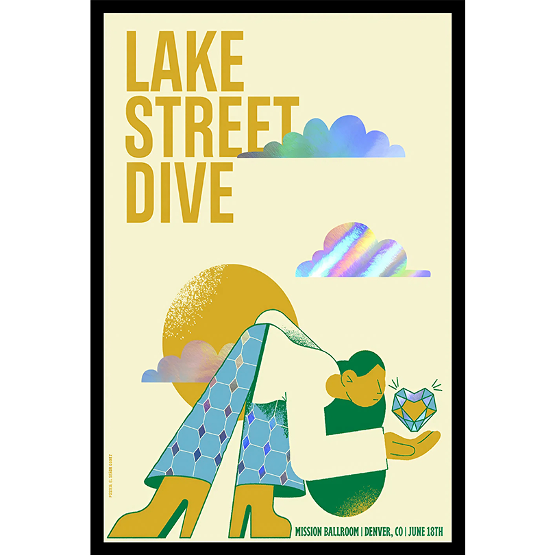 Lake Street Dive Mission Ballroom Poster June 18, 2025 Limited Edition