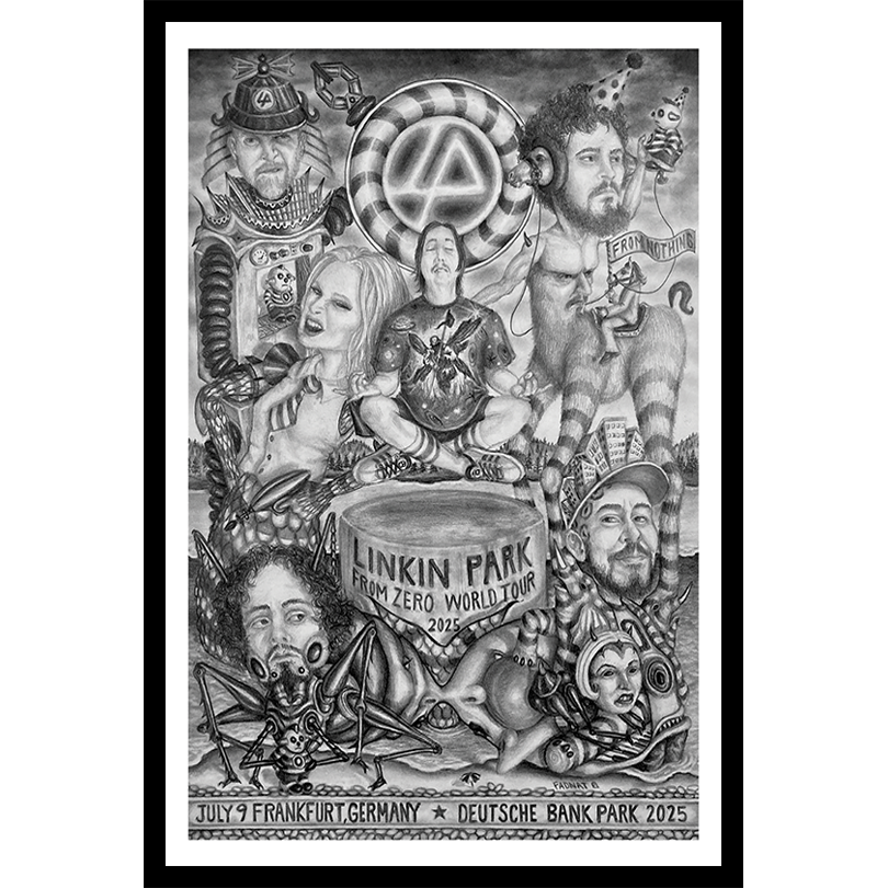 Linkin Park Frankfurt Deutsche Bank Park, 09 Jul 2025 Poster