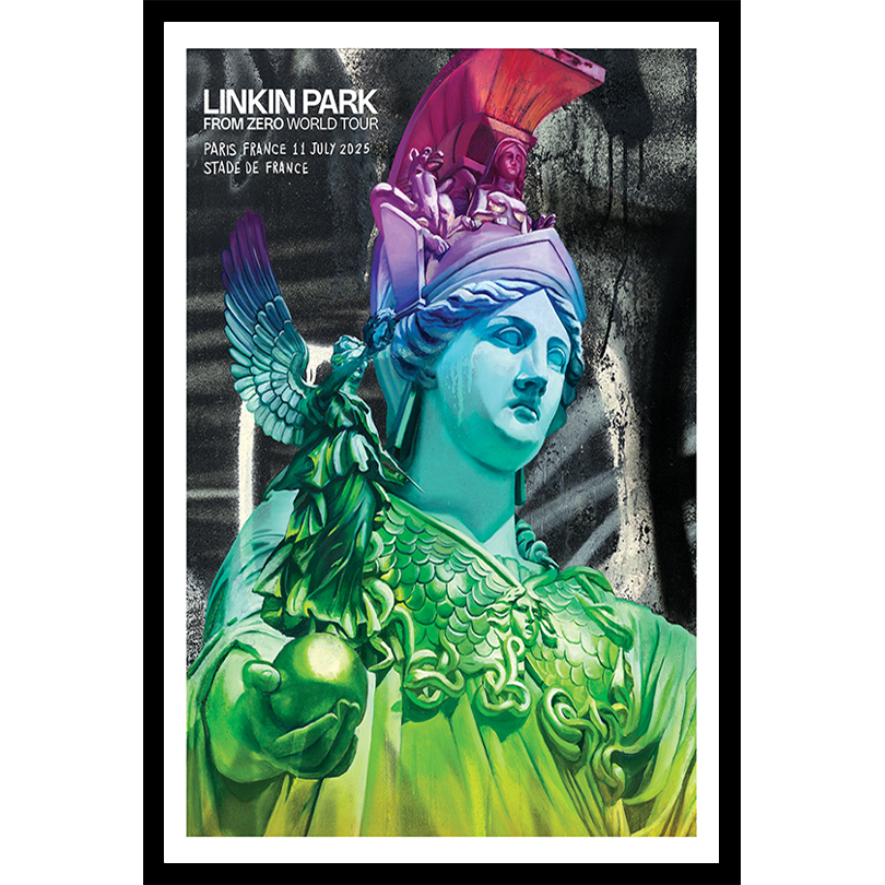 Linkin Park FZ 2025 Tour Paris Poster July 11th
