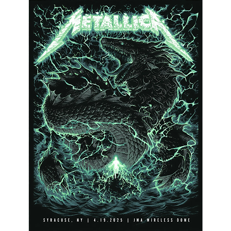 Metallica Concert 2025 New York April 19, 2025 Poster
