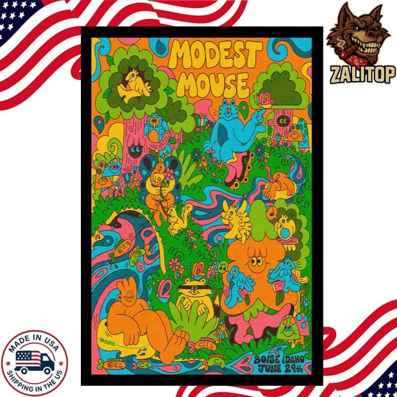 Modest Mouse Poster – June 29 – Boise, ID