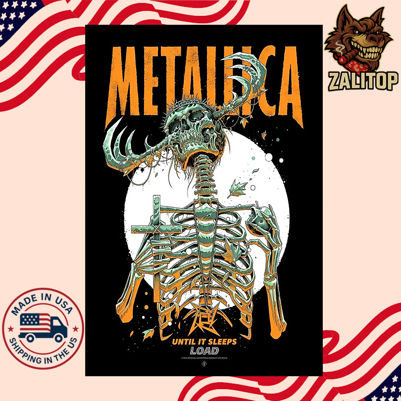 Official Metallica Commemorate Load Until It Sleeps Poster