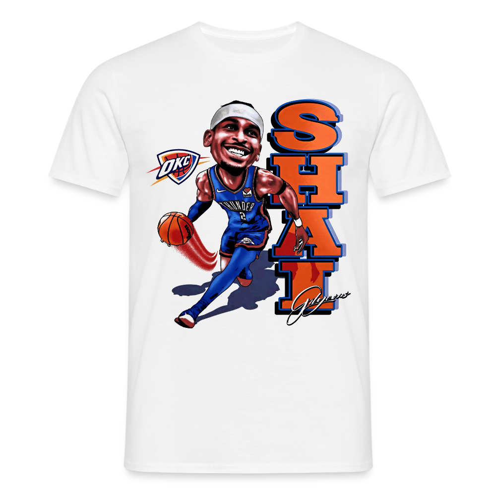 OKC Thunder Apparel Shai Gilgeous-Alexander Caricature Tee