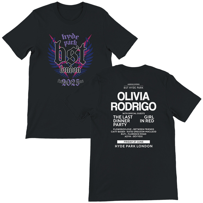 Olivia Rodrigo Live in London – June 27, 2025 – BST Event Tee