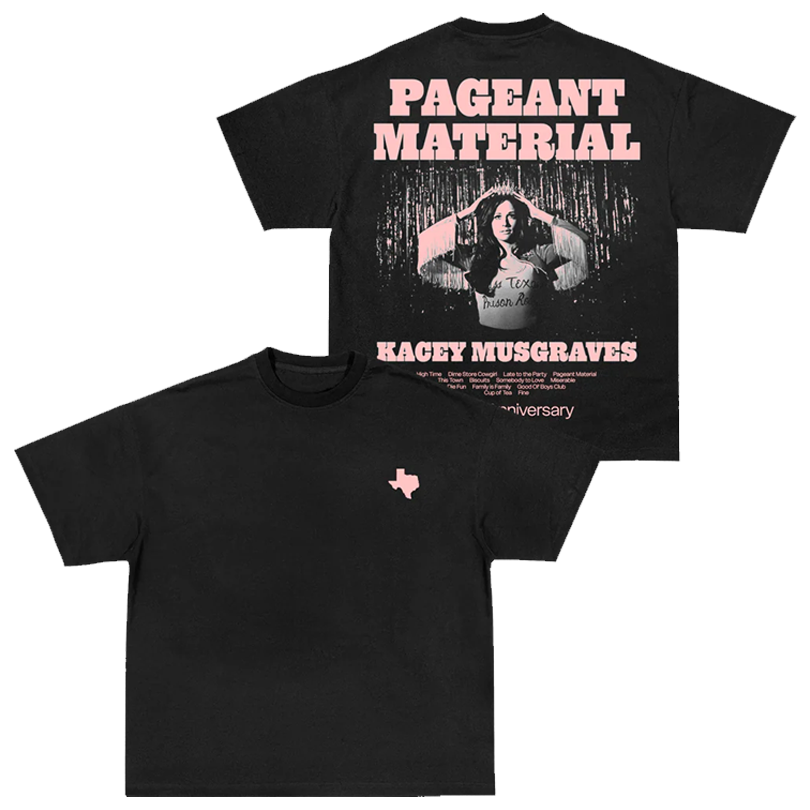 Pageant Material Kacey Musgraves 10th Anniversary Tee