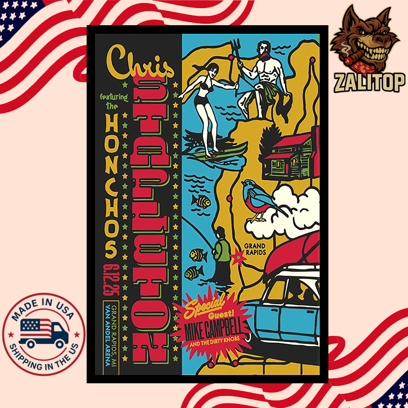 Poster 6-12-25 Grand Rapids, MI Chris Stapleton