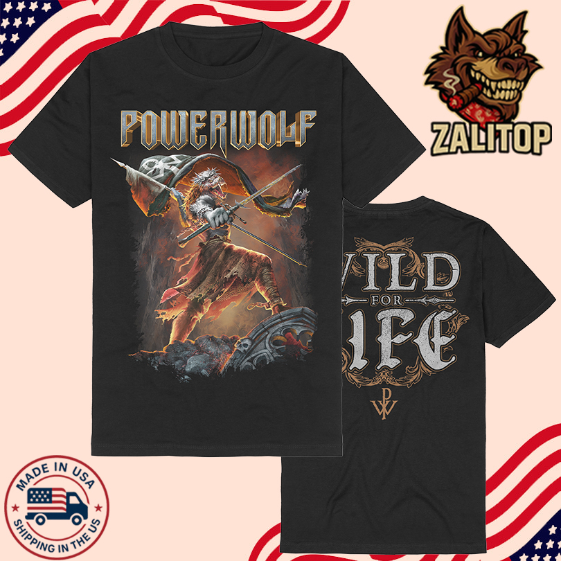 Powerwolf Wild for Life Live at Olympiahalle Shirt