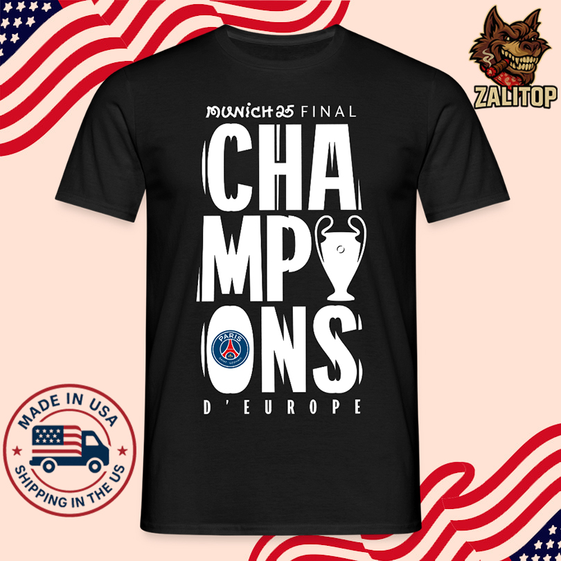 PSG UCL Champions 2025 T-Shirt