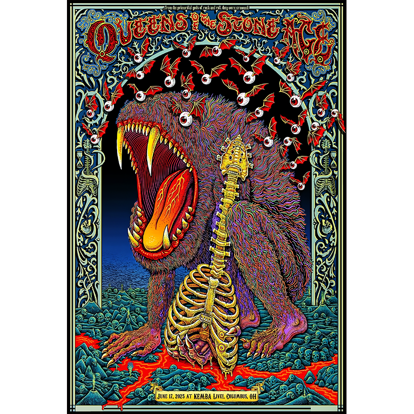 Queens Of The Stone Age KEMBA Live! in Columbus OH Jun 17 2025 Poster