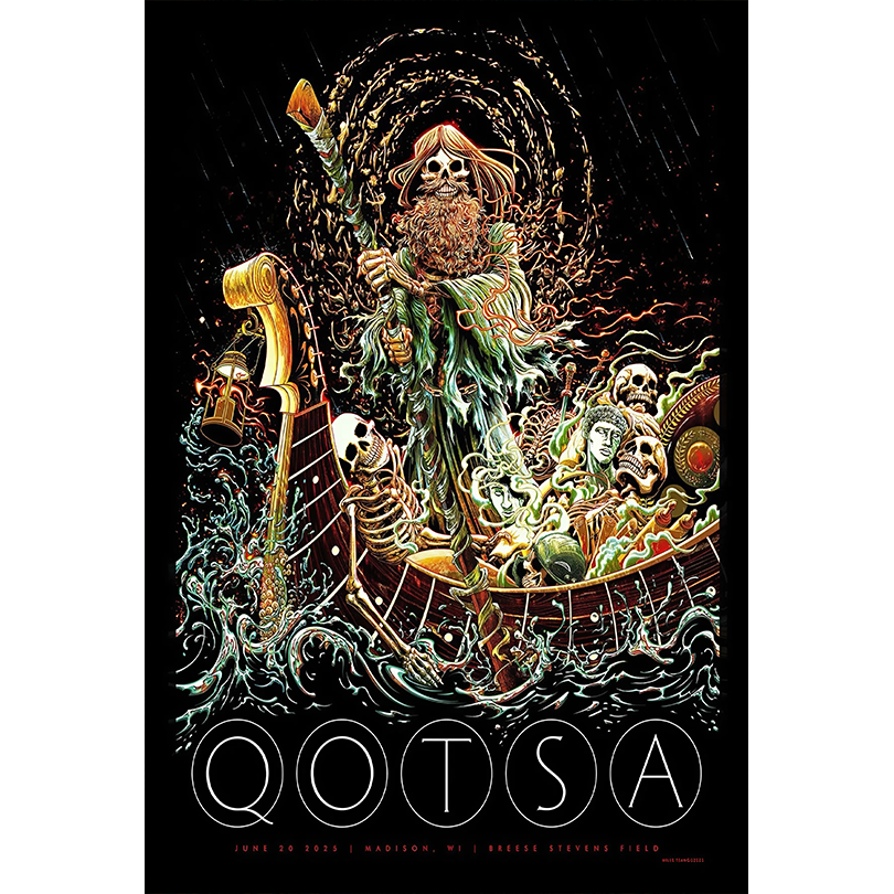 Queens Of The Stone Age Tour 20 Jun 25 Madison, WI Poster
