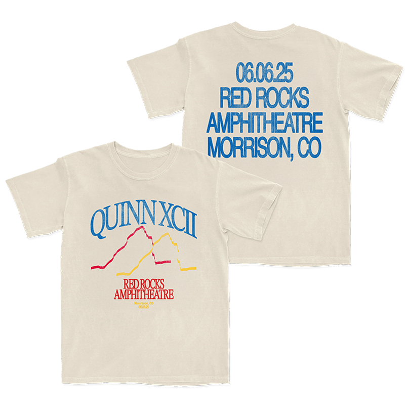 Quinn XCII Red Rocks 2025 T-Shirt