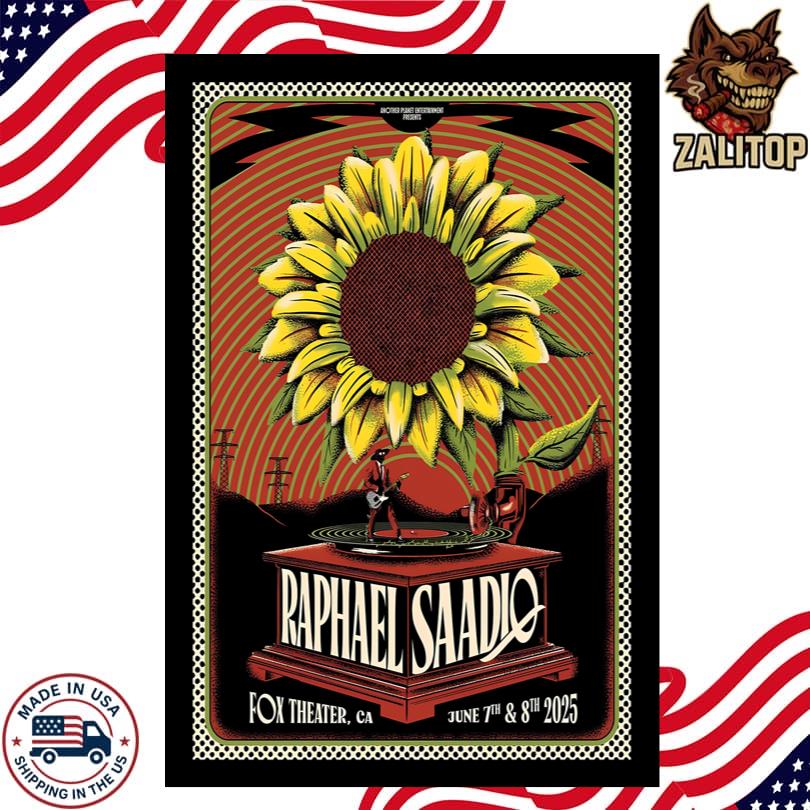 Raphael Saadiq Oakland Fox Theater Jun 7-8 2025 Poster