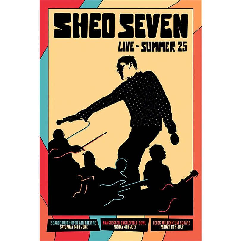 Shed Seven Live Summer 25 Poster