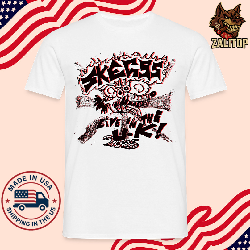 Skegs Live In The UK Tour 2025 T Shirt