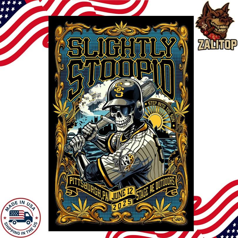 Slightly Stoopid concert Pittsburgh Stage AE Jun 12 2025 Event Poster