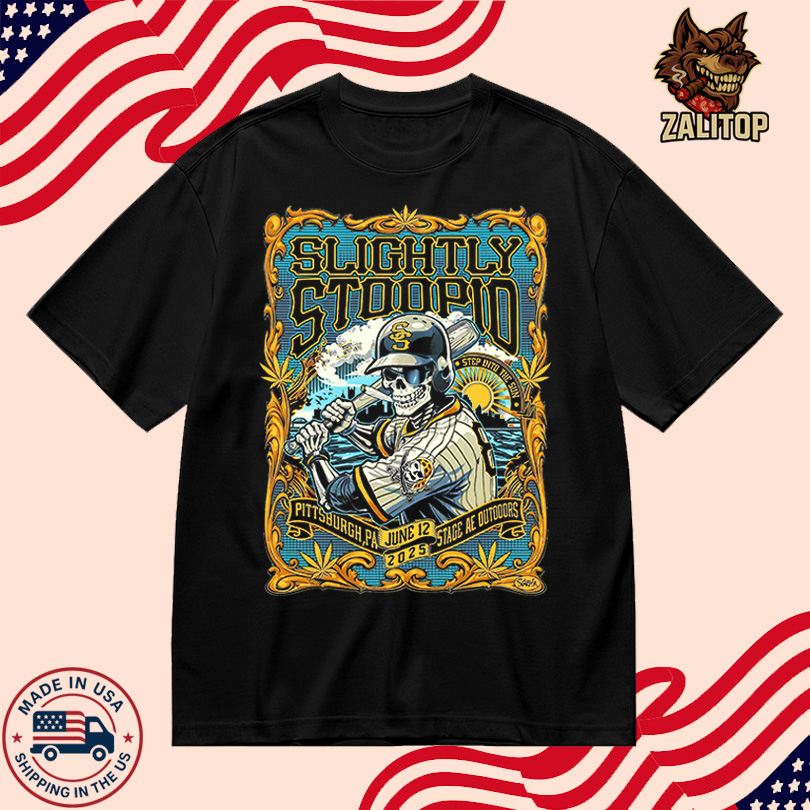 Slightly Stoopid Stage AE Pittsburgh June 12, 2025 Event Tee