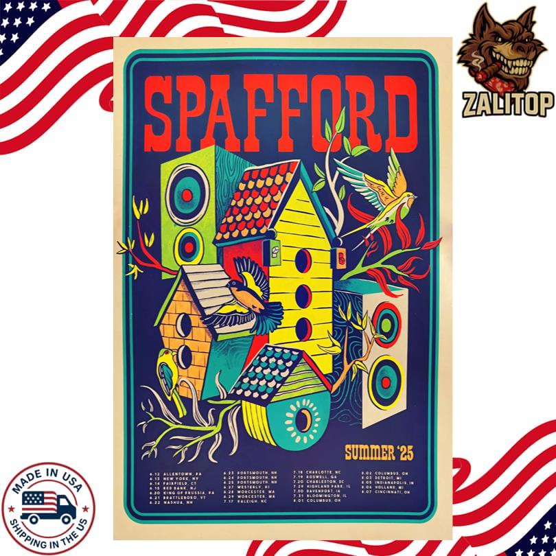 Spafford Summer Tour 2025 Poster