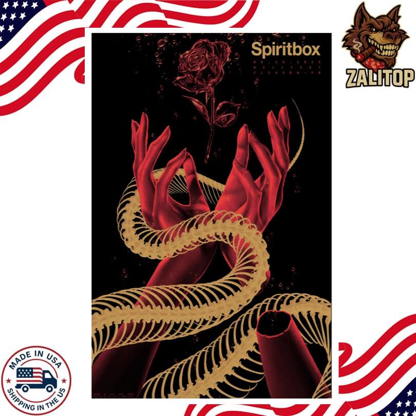 Spiritbox Jun 20 2025 Hellfest in Clisson FR Poster