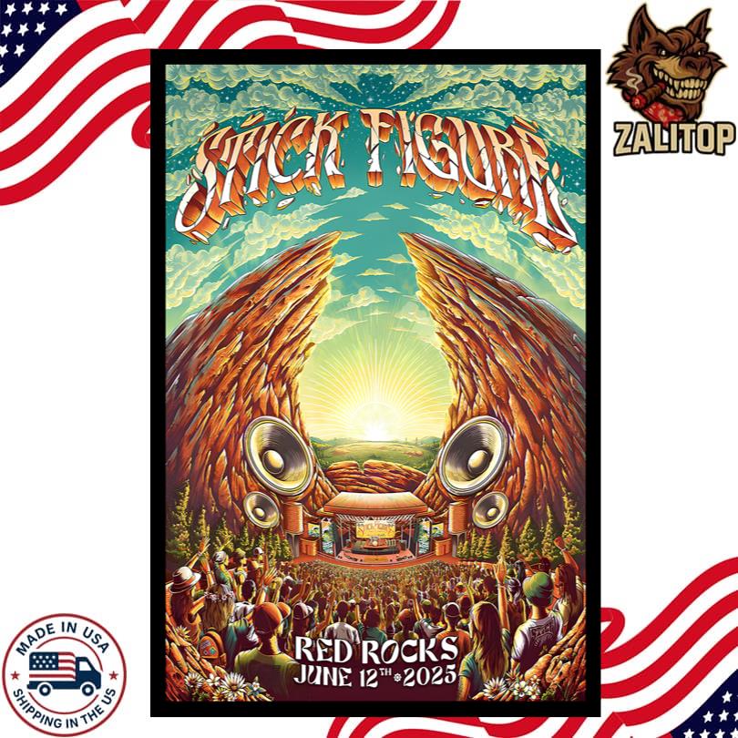 Stick Figure at Red Rocks Amphitheatre 12 Jun 2025 Event Poster