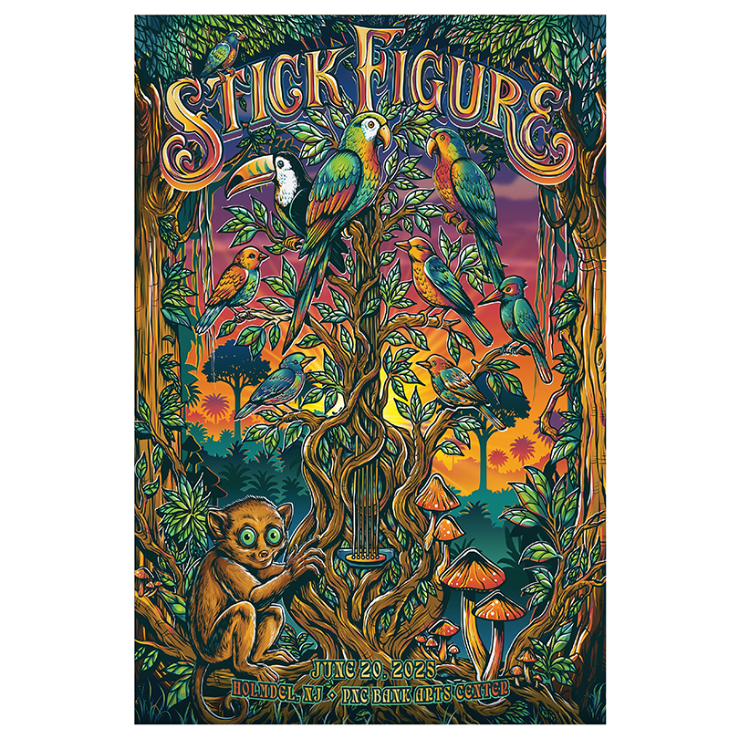 Stick Figure Jun 20 2025 PNC Bank Arts Center in Holmdel, NJ Poster