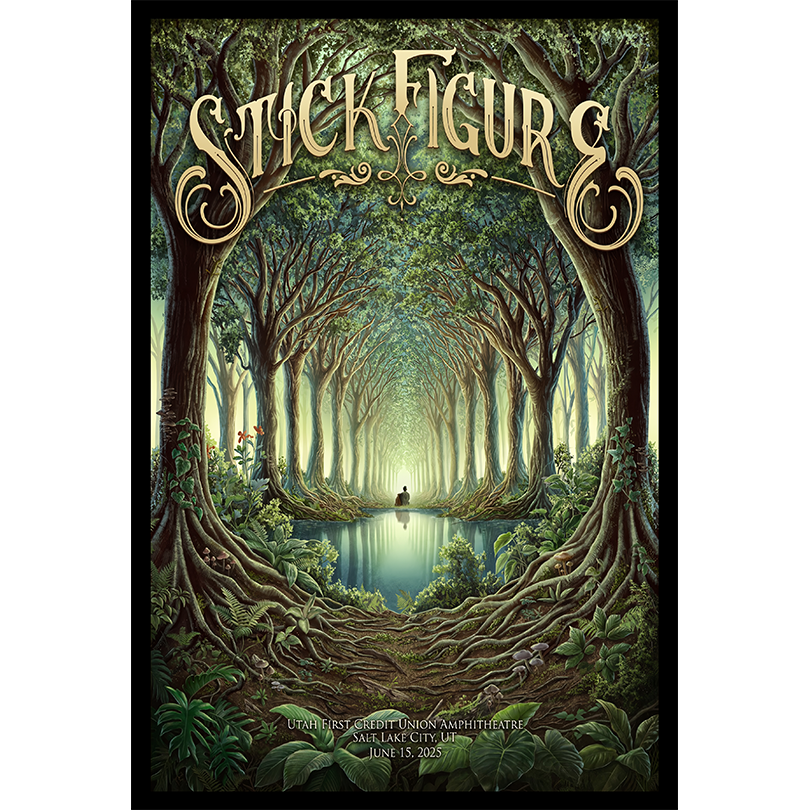 Stick Figure Utah First Credit Union Amphitheatre on Jun 15, 2025 Poster