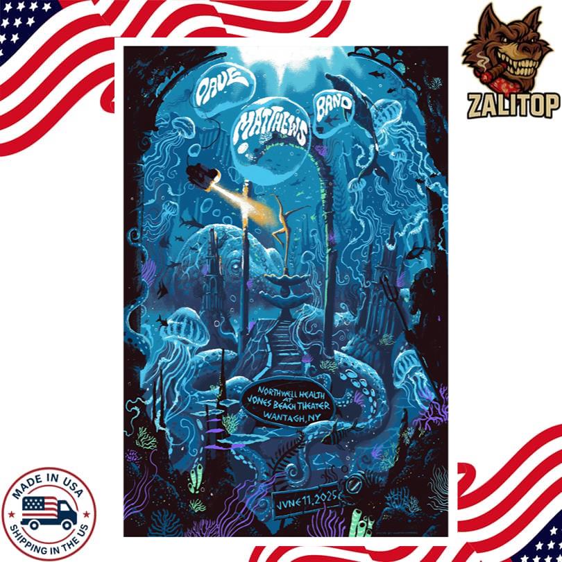 Summer Tour 2025 Dave Matthews Band Tour Wantagh, NY Poster