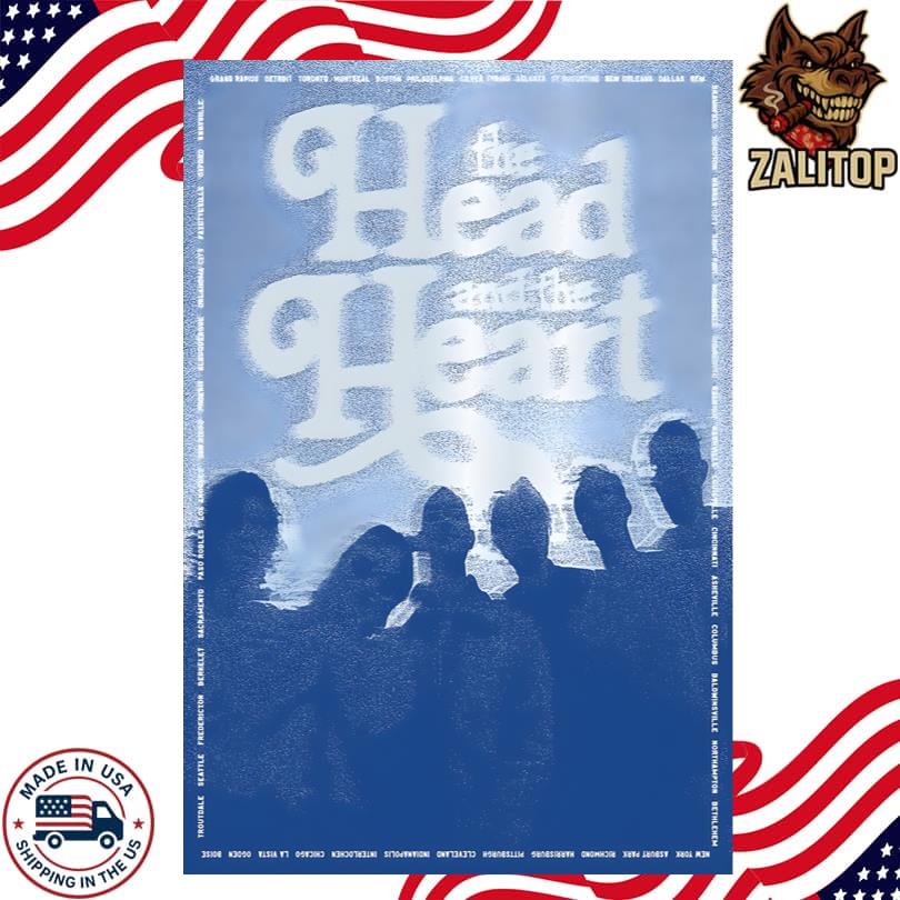 The Head And The Heart Concert Tour 2025 Poster