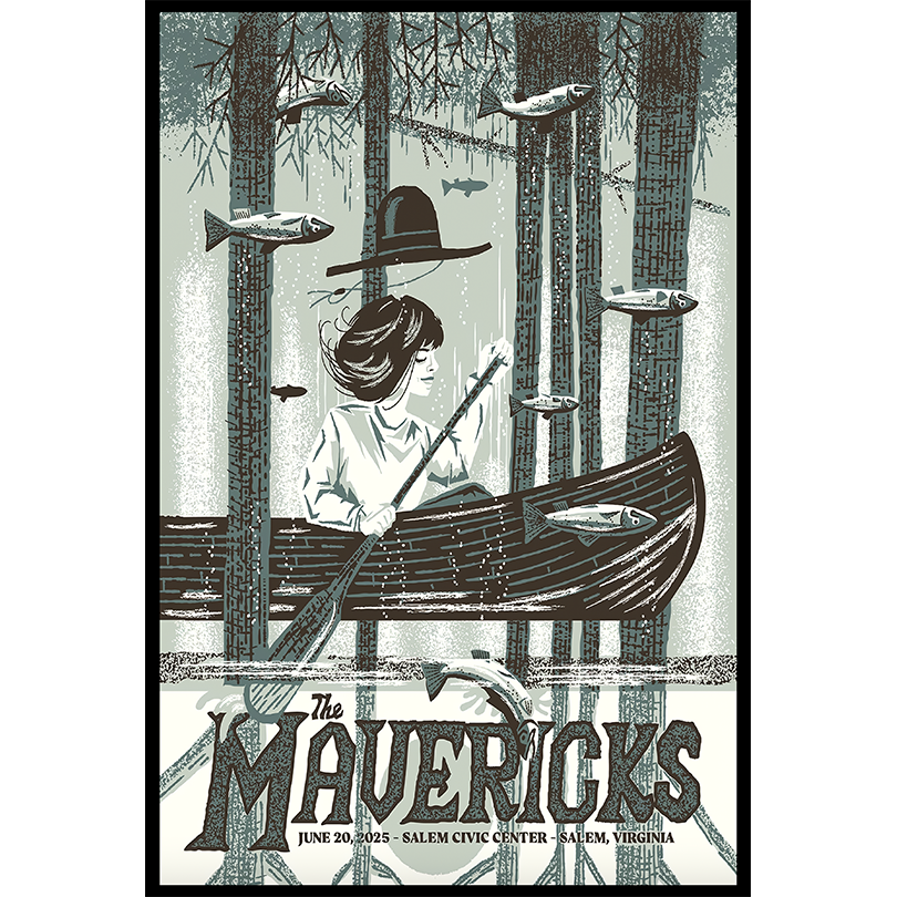 The Mavericks Concert Poster 2025 Salem, VA June 20