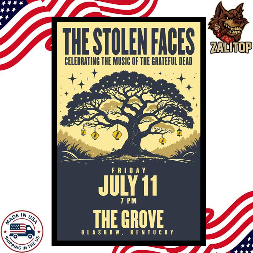 The Stolen Faces Jul 11 2025 The Grove in Glasgow KY Poster