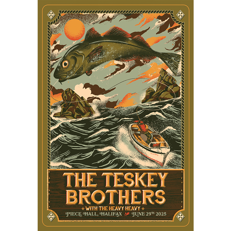 The Teskey Brothers, Halifax 29 Jun 2025 Poster