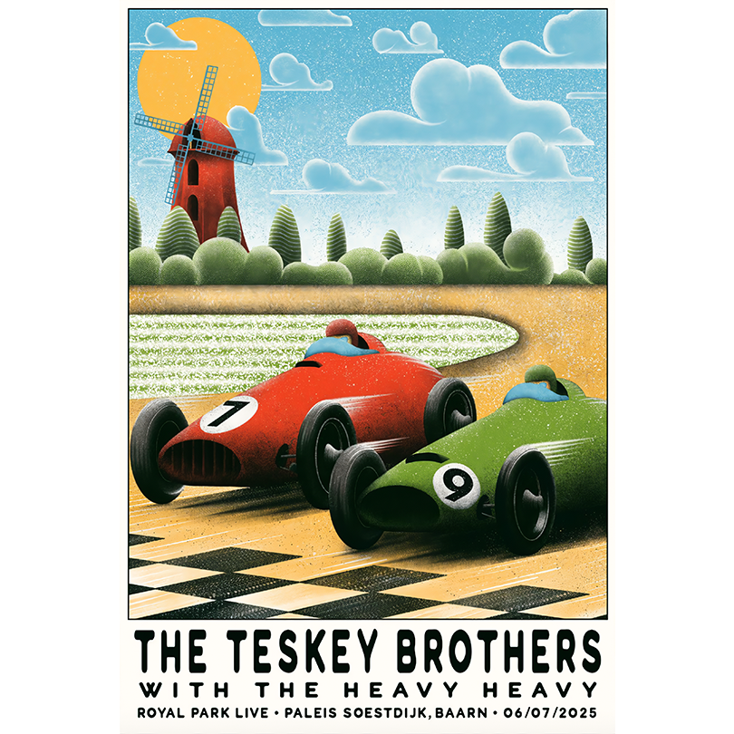 The Teskey Brothers Jul 6 2025 Royal Park Live at Paleis Soestdijk Utrecht, Netherlands Poster
