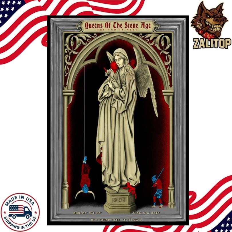 Tour Queens of the Stone Age Boston, MA June 11 2025 Poster