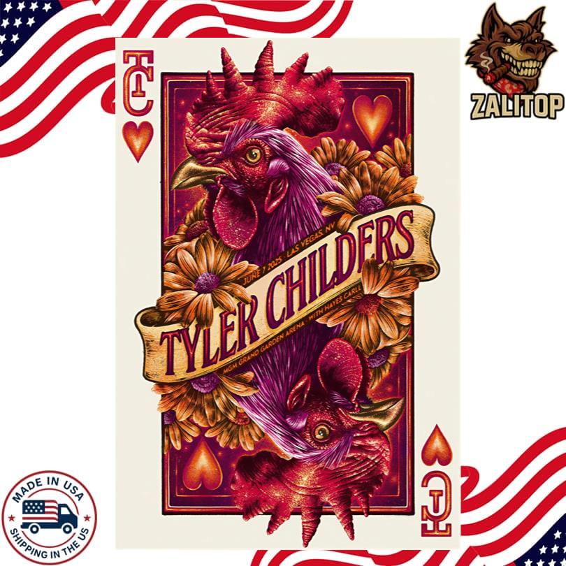 Tyler Childers June 7 2025 MGM Grand Garden Arena Las Vegas NV Poster