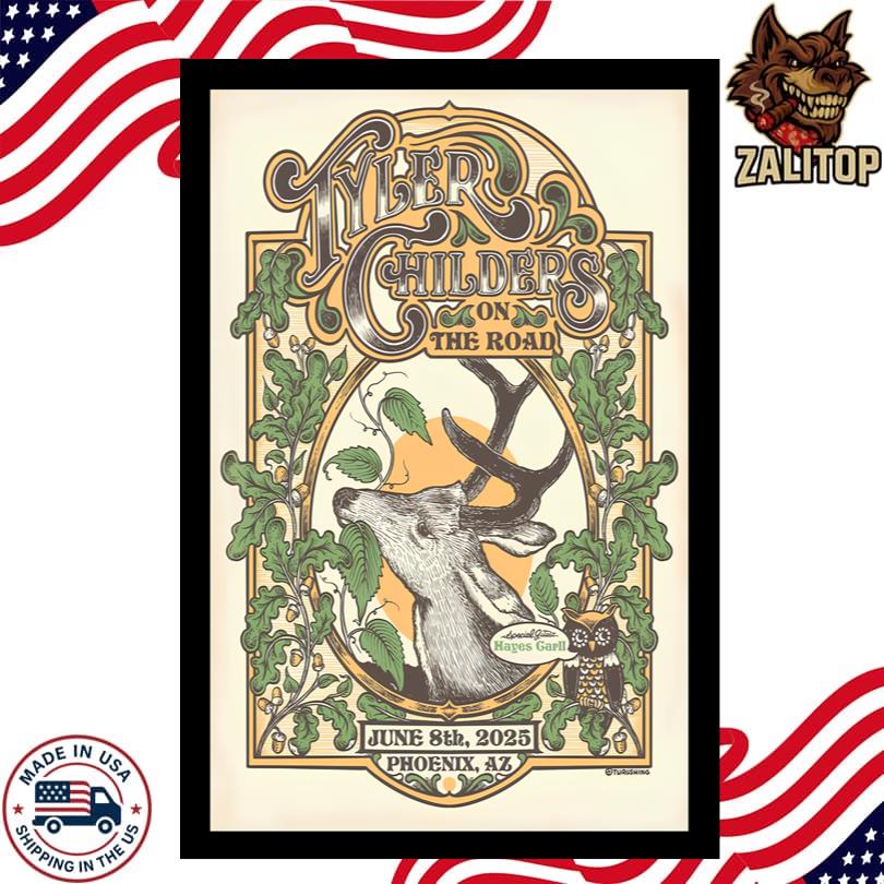 Tyler Childers On the Road Tour 2025 Phoenix, AZ Poster