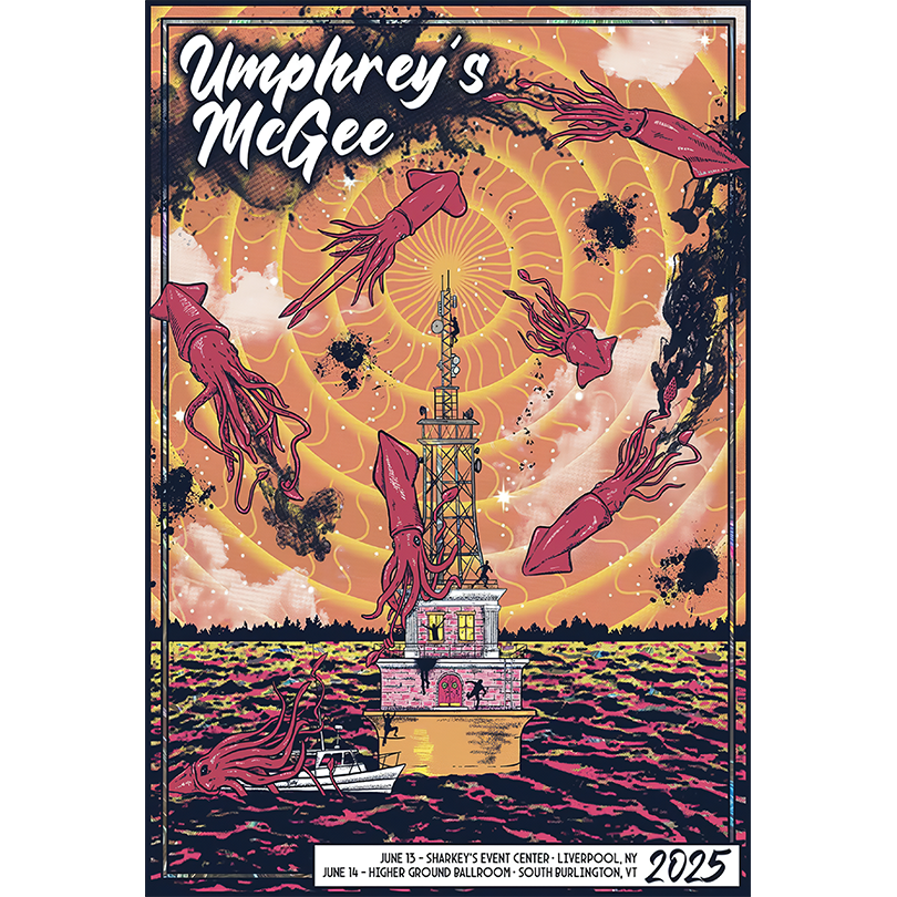 Umphrey\'s McGee June 14, 2025 South Burlington, VT Poster