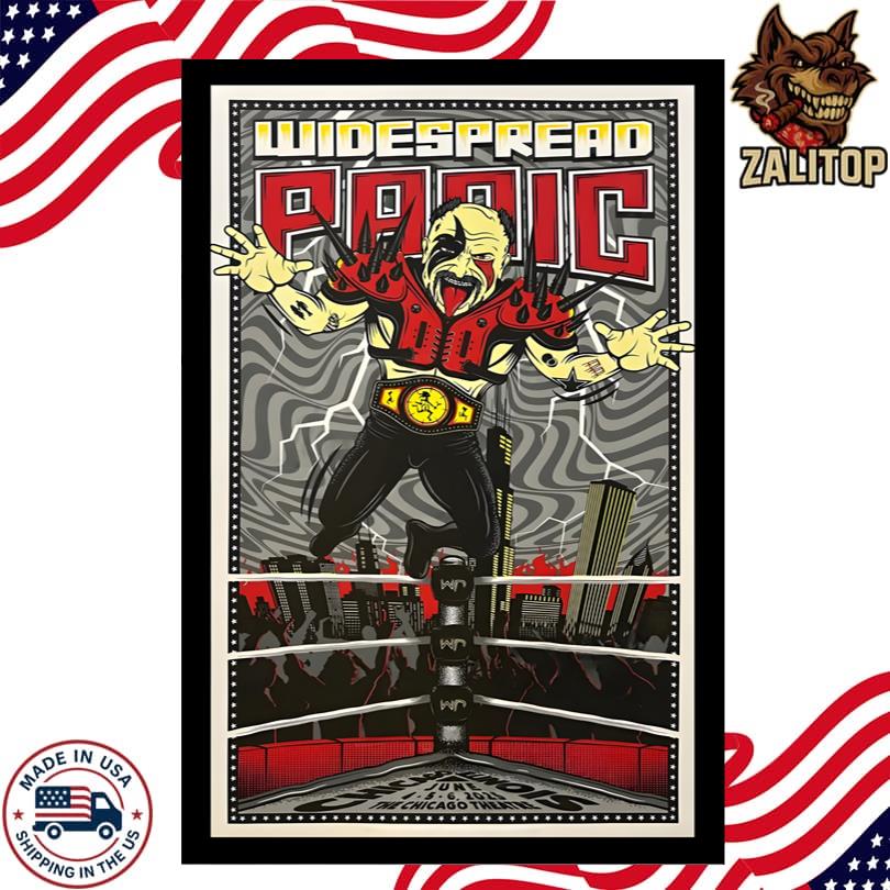 Widespread Panic June 4-6 2025 Chicago IL Tour Poster
