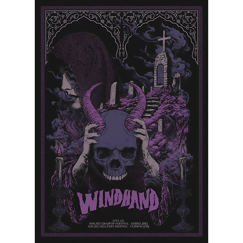 Windhand Hellfest Extreme Music Festival 2025 Poster