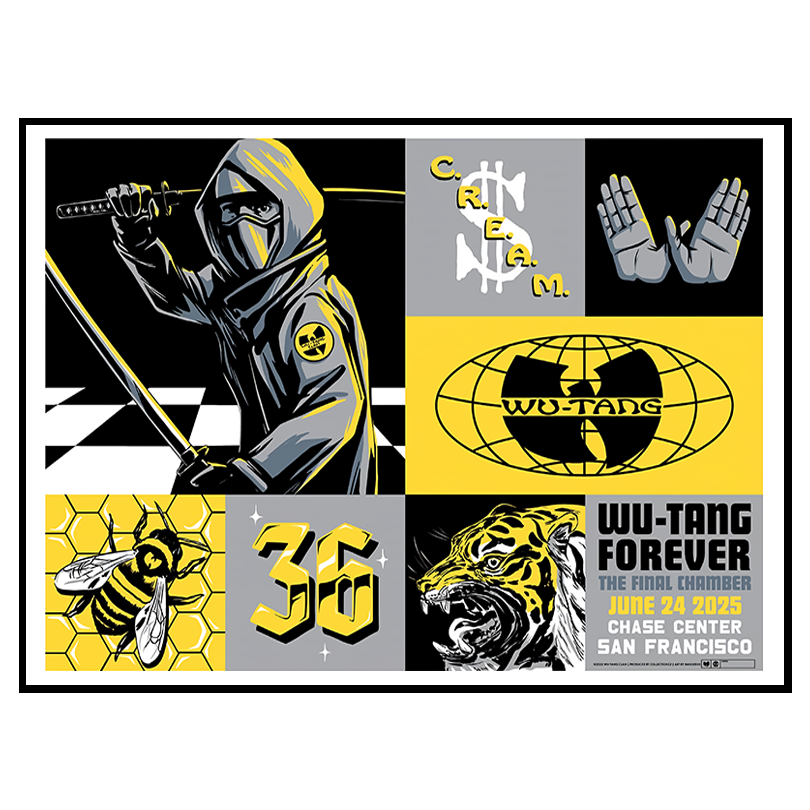 Wu-Tang San Francisco Poster – Summer 2025 Tour