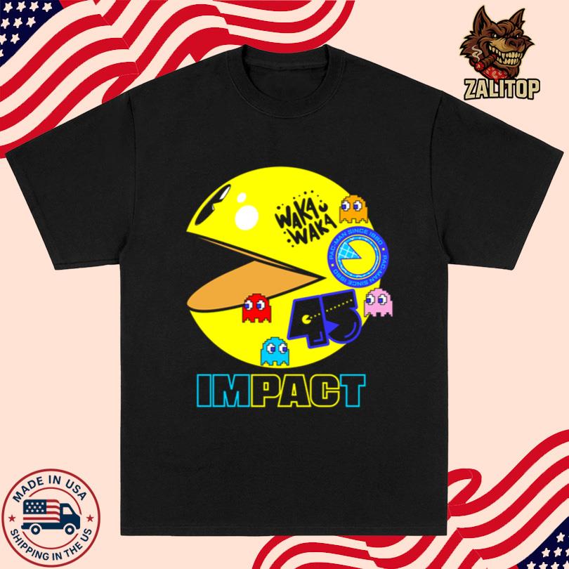 2025 Pac Man Celebrates 45Th Anniversary Shirt