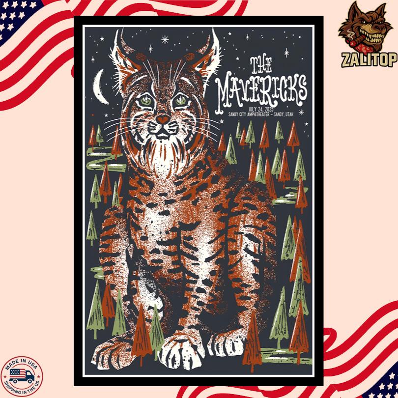 2025 Poster The Mavericks Show Sandy City Amphitheater Sandy UT