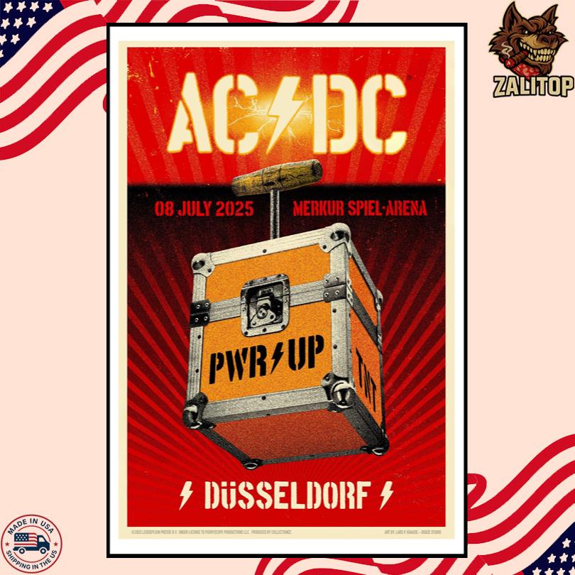 ACDC Jul 8 2025 Merkur Spiel-Arena, Düsseldorf, Germany Poster
