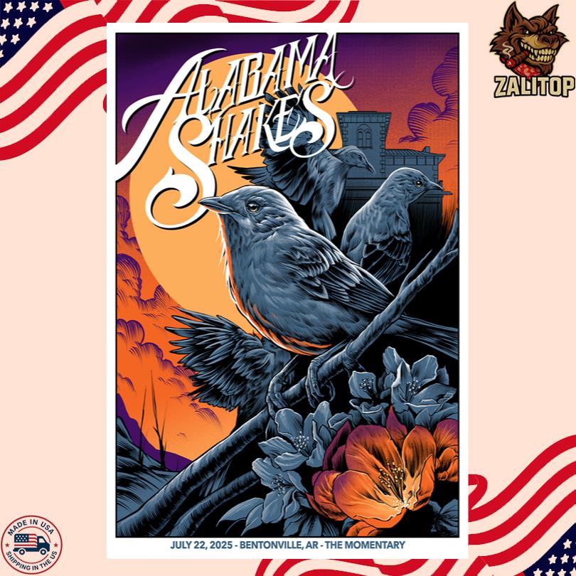 Alabama Shakes Concert Event The Momentary Arkansas July 2025 Poster