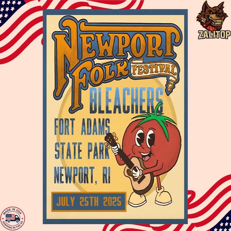 Bleachers July 25 2025 Fort Adams State Park Newport RI Tour Poster