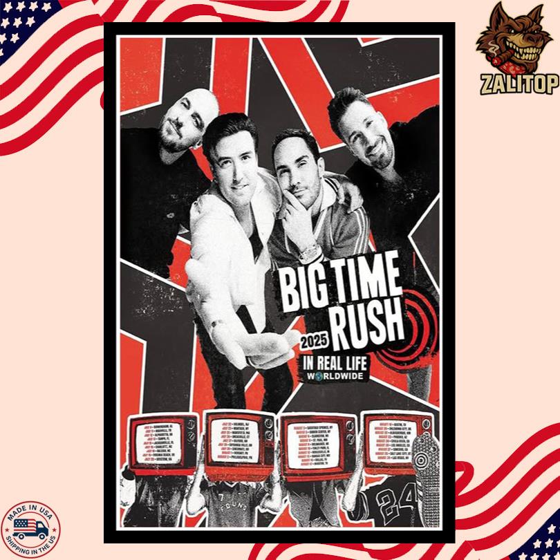 BTR Worldwide Tour 2025 Poster