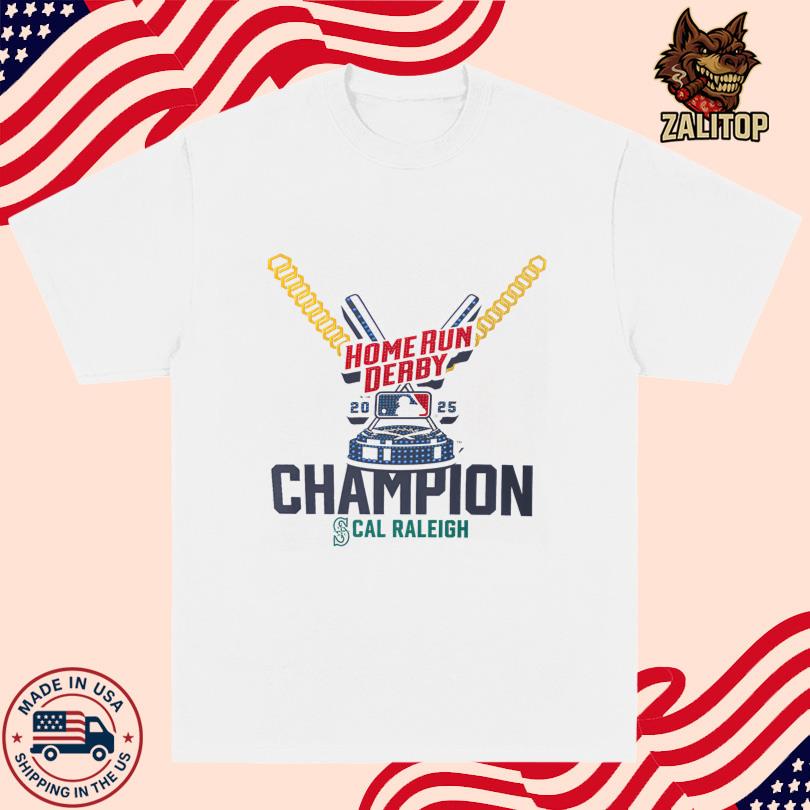 Cal Raleigh Seattle Mariners Nike 2025 Home Run Derby Champion T-Shirt